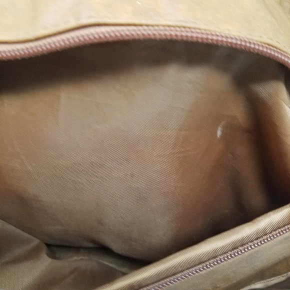 Brown Leather Exterior Bueno Bags & Handbags for Women for  Bueno bag brown pebbled vegan weekender with two shoulder carry straps‎